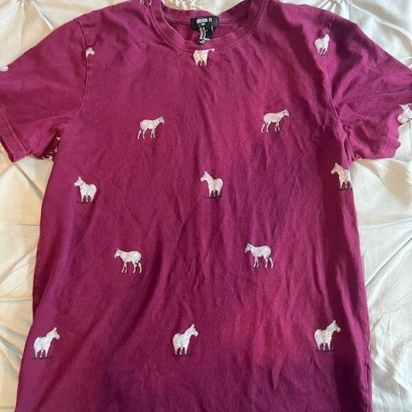 Forever 21 Men's Zebra TShirt Size S - Picture 1 of 3